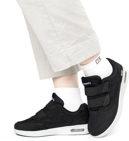 Women's Adjustable Fit Diabetic Shoes Orthopedic Walking Sneakers | Plantar Fasciitis/Swollen Feet/Bunions | Wide Size 6.5-11.5 in Kuwait