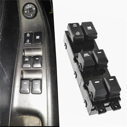 Electric Power Master Window Control Switch Button 93570-1Y200 1Pcs(18 Pins) in Saudi Arabia