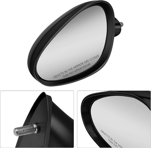 JAVIK Left Rearview Side Mirror Compatible with Yamaha 1999-2005 FX1000 FX1100 SV1200 XA800 XA1200 OEM# F0V-U596B-04-00 in Saudi Arabia