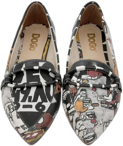 DOGO Flats for Women - Vegan Leather and Handmade Pointed Toe Flats for Women in Saudi Arabia