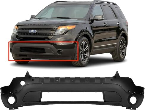 FitParts Compatible with Ford Explorer 2011-2015 Front Bumper Cover. New Textured FO1015112 BB5Z 17D957 CB in Saudi Arabia