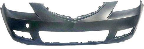 FitParts متوافق مع غطاء المصد الأمامي 2007-2009 Mazda 3 GS GX GT S i Sedan 07-09. جديدة ومعدة وجاهزة للطلاء. مع فتحات مصابيح الضباب. MA1000215 BAN650031CBB 2008 in Saudi Arabia