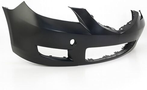 FitParts متوافق مع غطاء المصد الأمامي 2007-2009 Mazda 3 GS GX GT S i Sedan 07-09. جديدة ومعدة وجاهزة للطلاء. مع فتحات مصابيح الضباب. MA1000215 BAN650031CBB 2008 in Saudi Arabia