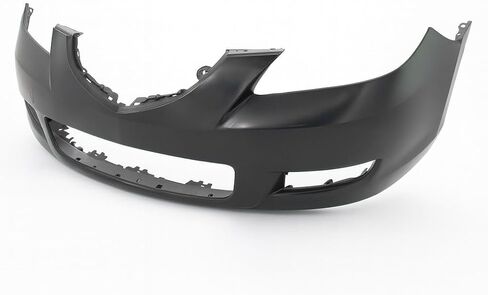 FitParts متوافق مع غطاء المصد الأمامي 2007-2009 Mazda 3 GS GX GT S i Sedan 07-09. جديدة ومعدة وجاهزة للطلاء. مع فتحات مصابيح الضباب. MA1000215 BAN650031CBB 2008 in Saudi Arabia