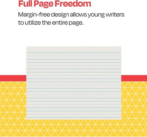 School Smart-85353 Skip-A-Line Ruled Writing Paper, 3/8 Inch Ruled Short Way, 8 x 10-1/2 Inches, White, Pack of 500 in Saudi Arabia