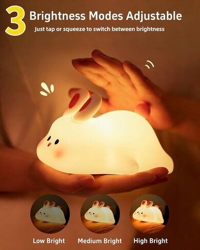 لطيف Dudu Duck Night Light ، مصباح البطة السيليكون ، مصباح LED LED ، مصباح LED قابلاً لإعادة شحنه قابلاً للإعادة الشحن مع ضوء الايقام لمدة 30 دقيقة ومراقبة اللمس لغرفة النوم ديكور هدية غرفة نوم in Kuwait