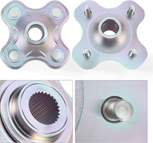 M MATI Rear Left&Right Axle Wheel Hub for Yamaha Big Bear 400 2x4 YFM400 2000 2002-2004 Big Bear 400 4x4 YFM400 2000-2006 2HR-25383-01-00 5FU-F5377-11-00 in Saudi Arabia