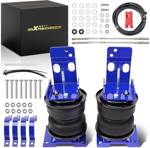 طقم أكياس تعليق هوائي خلفي من maxpeedingrods بوزن 5000 رطل، لسيارة Ford E-450 Econoline 1996-2005، E-450 Super Duty 2006-2025، Motorhome E-450 Class C 1996-2022، مجموعة زنبرك مساعد الهواء in Saudi Arabia