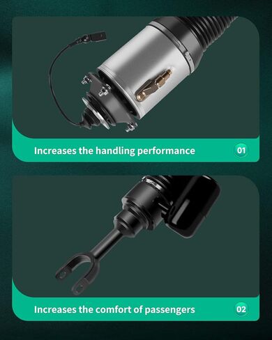 SCITOO Air Struts Suspension Kits 2Pcs Front Shocks Struts Suspensions Replacement Struts Airmatic Kits fit for 2003-2012 for Bentley Continental, 2004-2006 for Volkswagen Phaeton in Saudi Arabia