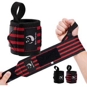لفافات معصم رفيعة لرفع الأثقال من باندا - دعم معصم محسّن مع حلقة إبهام شديدة التحمل لرفع الأثقال وكمال الأجسام ورفع الأثقال للرجال والنساء in Kuwait