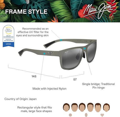 نظارات شمسية مستطيلة من ماوي جيم بواكيا in Kuwait