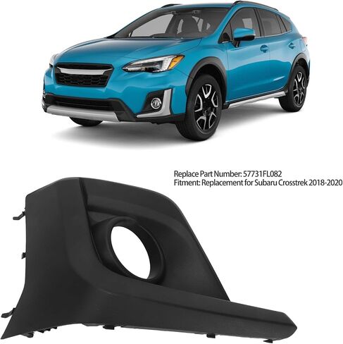 Acouto لإطار ضوء الضباب الأيمن crosstrek، حافة ضوء الضباب 57731FL082 لـ Crosstrek 2018‑2020 استبدال غطاء إطار مصباح الضباب الأمامي الأيمن للسيارة in Saudi Arabia