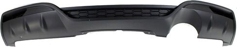 Go-Parts - غطاء مصد خلفي لسيارة Honda Civic 2013-2015 سيدان، القسم السفلي، جاهز للطلاء، مناسب لمحرك 2.4 لتر، بديل 2014 in Saudi Arabia