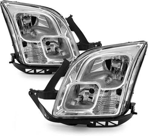 AKKON - Fits 2006-2009 Ford Fusion Original Manufacturer Style Headlights Assembly Chrome Housing Clear Lens in Saudi Arabia