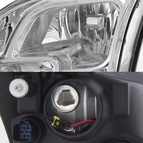 AKKON - Fits 2006-2009 Ford Fusion Original Manufacturer Style Headlights Assembly Chrome Housing Clear Lens in Saudi Arabia