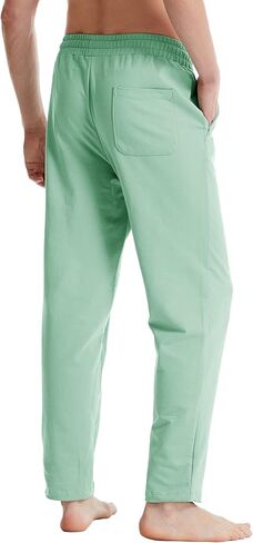 Cotton Sweatpants for Men Yoga Sweatpants with Zipper Pockets in Saudi Arabia