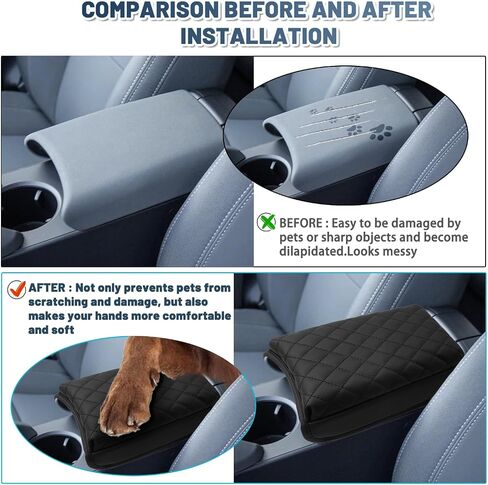 Ruiya Polestar 2 Armrest Cover 2021-2025 Polestar 2 Accessories Center Console Cover Auto Armrest Cover Protector Compatible with 2021 2022 2023 2024 2025 Polestar 2 Interior Accessories in Saudi Arabia