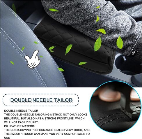 Ruiya Polestar 2 Armrest Cover 2021-2025 Polestar 2 Accessories Center Console Cover Auto Armrest Cover Protector Compatible with 2021 2022 2023 2024 2025 Polestar 2 Interior Accessories in Saudi Arabia