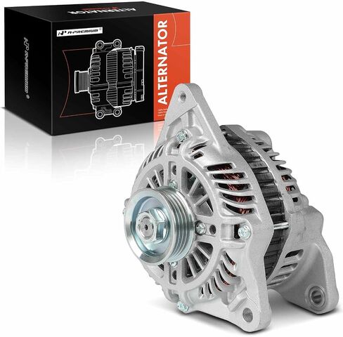 مولد كهربائي ممتاز متوافق مع Mitsubishi Lancer 2005 2006 2007 2.0L، 12V 105A 4-Groove Pulley في اتجاه عقارب الساعة، استبدال # A002TG0691، A003TG0691 in Saudi Arabia