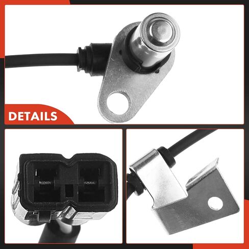A-Premium ABS Wheel Speed Sensor Compatible with Suzuki Models - Grand Vitara 2001/2005, XL-7 2002-2006, Sport Utility - Front Right Passenger Side, Replace# 56210-52D00, 5621052D00 in Saudi Arabia