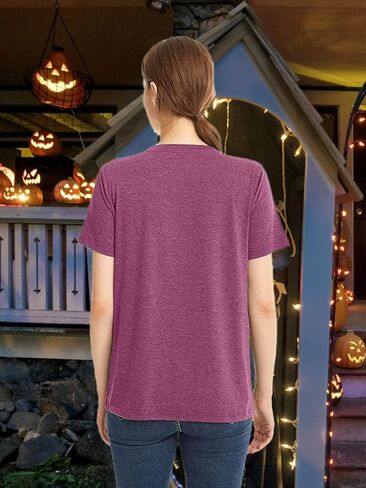 Women Halloween Skeleton Hand Shirt Funny Skull Gothic Graphic Casual Novelty Rock Punk Short Sleeve Muscle Tee Shirts in Kuwait