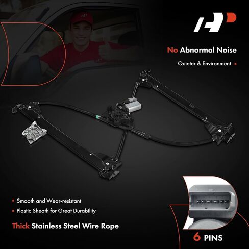 A-Premium Front Left Driver Side Electric Power Window Regulator with Motor Compatible with Tesla Model S 2012-2020 in Saudi Arabia