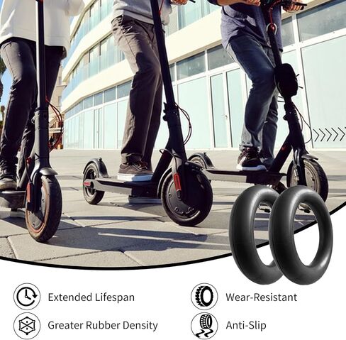10x2.75-6.5 Off-Road Vacuum Tire, 10 Inch Electric Scooter Replacement Tire, With Tire Air Valve, Compatible With Speedway 5 Dualtron 3 Hover-1 Alpha gotrax G4 Electric Scooter Thickened Anti-slip in Kuwait