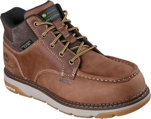 Skechers mens John Deere X Skechers Men's Kadmiel - Grand Creek Lace Up Padded Collar Work Boot in Saudi Arabia