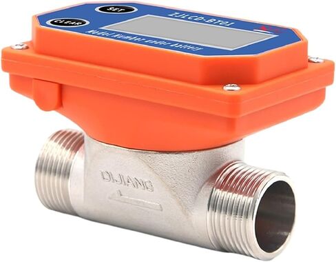 Powered Digital Flow Meter Portable Liquid Flow Meter Operated for Industrial Use(DN25) in Saudi Arabia
