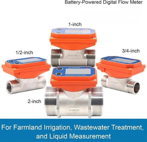 Powered Digital Flow Meter Portable Liquid Flow Meter Operated for Industrial Use(DN25) in Saudi Arabia