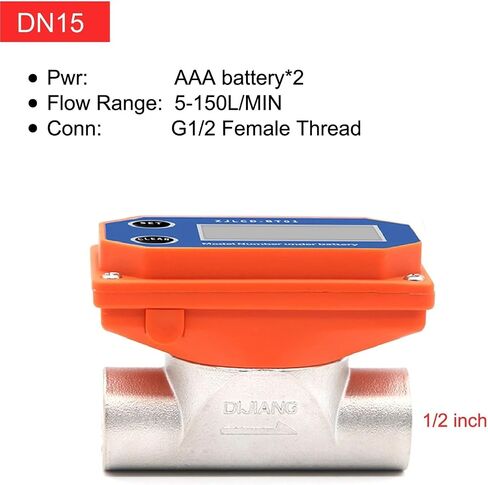 Powered Digital Flow Meter Portable Liquid Flow Meter Operated for Industrial Use(DN25) in Saudi Arabia