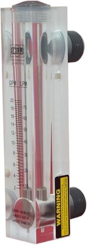 مقياس التدفق LZM-25 (مقياس التدفق) بدون صمام التحكم ذكر 1 بوصة BSPT أو NPT المناسب (1-10GPM 5-40LPM) in Saudi Arabia