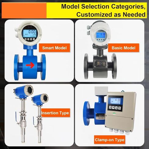 Split Type Electromagnetic Flow Meter DN10-DN50 for Sewage Liquid 4-20mA RS485 Output Digital High Sensor(DN10) in Saudi Arabia