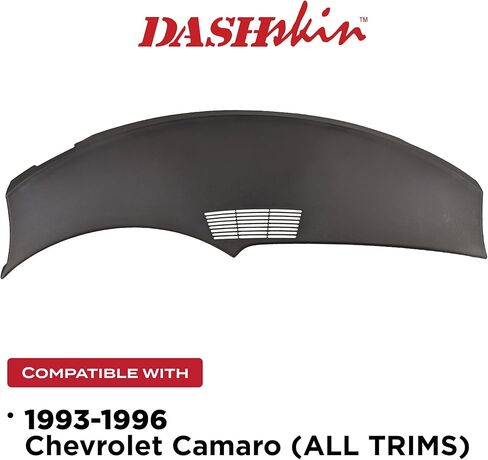 DashSkin Dash Cover Compatible with 93-96 Chevrolet Camaro in Black - Does NOT FIT Firebird - Hard Molded Plastic Dashboard Cap in Kuwait