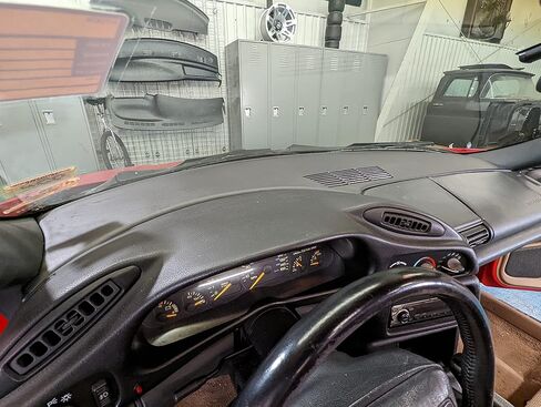 DashSkin Dash Cover Compatible with 93-96 Chevrolet Camaro in Black - Does NOT FIT Firebird - Hard Molded Plastic Dashboard Cap in Kuwait