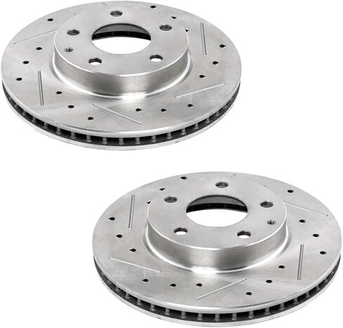 AutoShack Front Brake Rotors | Replacement For 2014-2016 Mazda 3 2014 2016 Mazda 3 Sport 2016-2022 Mazda CX-3 2.0L FWD | Coated | 2-PC Set | ArmorStop in Saudi Arabia