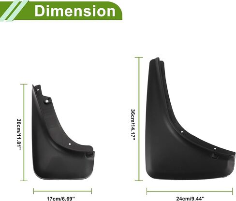 Mud Flaps Splash Guards for Jeep Cherokee 2014-2018 Front and Rear Mud Guards 1 Set in Saudi Arabia