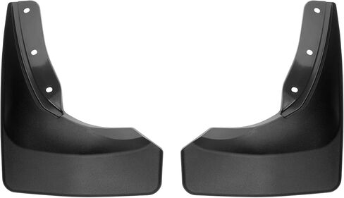 WeatherTech Custom No Drill Splash Guard MudFlaps for Ford Explorer، Explorer Hybrid، Explorer ST - زوج خلفي (120111)، أسود in Saudi Arabia