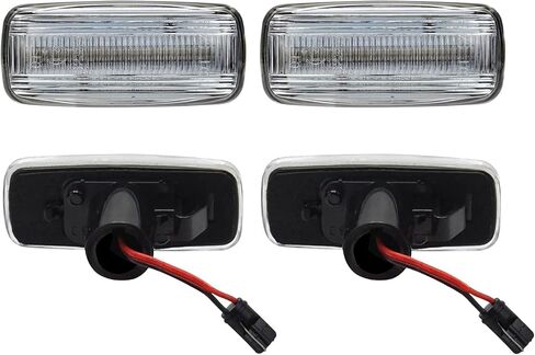 LED 4PCS Dual Bed Fender Side Marker Light Compatible with 2010-2018 Ram 2500 3500, Clear Lens in Saudi Arabia