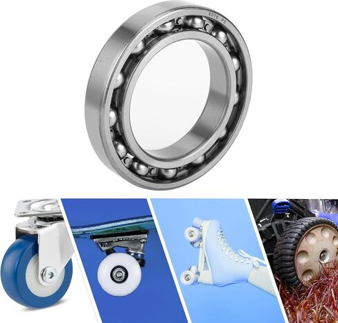 ACROPIX 6015 & Deep Groove Ball Bearings P5 75x115x20mm Lubricated Bearings Open Type Silver Tone Scooter Skateboard Wheel in Saudi Arabia