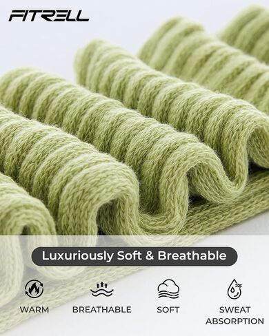 جوارب FITRELL للنساء، 3 أزواج من الجوارب القطنية الناعمة بطول الركبة in Kuwait