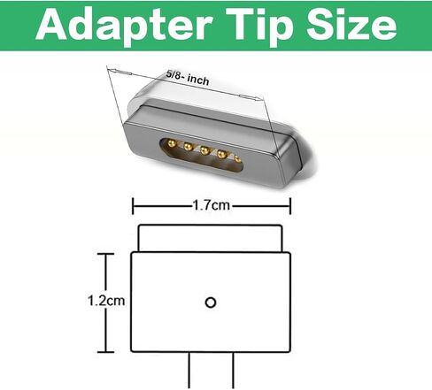 140W PD Quick Charge USB C to Magnetic 3 Adapter, Type-C to Mags 3 Converter with LED Indicator Light for MacBook Pro 2024/2023/2021 (M1/M2/M3, 14/16"), MacBook Air (M2/M3), Silver in Saudi Arabia