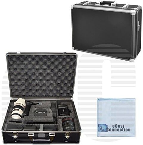 1 حقيبة صغيرة لمعدات الكاميرا الصلبة لـ Pentax K-01، K-3، K-5، K5 Ii، K-5 Iis K-7 والمزيد بالإضافة إلى قطعة قماش من الألياف الدقيقة in Saudi Arabia