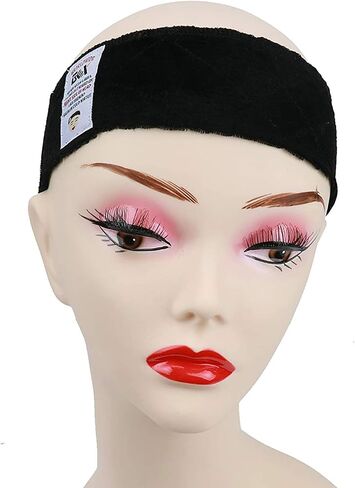 GEX New Wig Band Velvet with Silicone for Keeping Wigs in Place Updated Wig Grip Scarf Head Hair Band Wig Band Adjustable Fastern (Light Brown) in Saudi Arabia