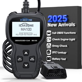 OBD2 Scanner MA100 Professional Car Code Reader OBDII Scan Tool for Check Engine Light Read and Clear Engine Error Codes for All 1996 and Newer OBD2 Protocol Vehicle Ease Use Plug-Play in Saudi Arabia