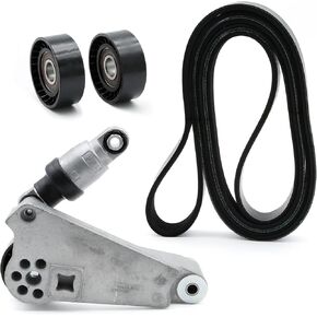 ASTROSYNC Serpentine Belt Tensioner Drive Component Kit Fit for Jeep Wrangler JK 3.6L 2012-2018 Replace 90K-39415 39415 4627038AA 49856 89689 36816 4627039AA in Saudi Arabia