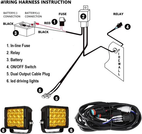 BIGLION.X مصباح قيادة كهرماني LED، أضواء سبوت لايت ليد للطرق الوعرة إضاءة LED صفراء للطرق الوعرة لشاحنة مهندس الجرارات، 12/24 فولت (7 بوصة) in Kuwait