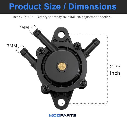 Fuel Pump for Toro Timecutter SS4200 SS5000 Zero Turn 74630 Z5000 Lawn Mower 42in 52in 60in 62in in Kuwait
