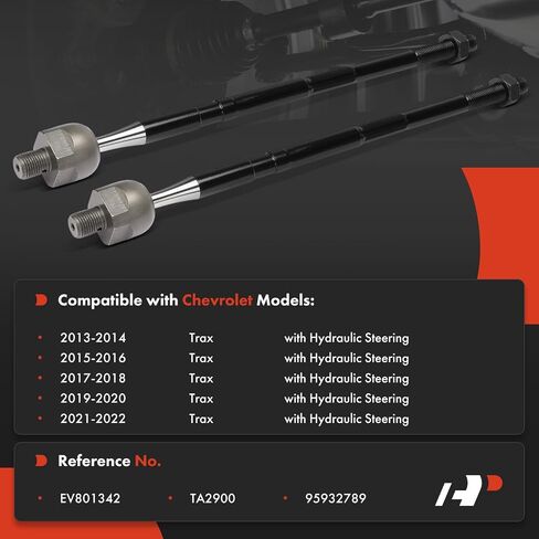 A-Premium 2 x Front Inner Tie Rod Ends, Compatible with Chevrolet Trax 2013-2022 in Saudi Arabia