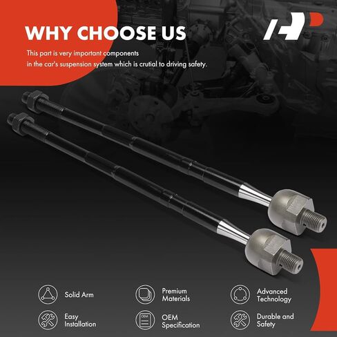 A-Premium 2 x Front Inner Tie Rod Ends, Compatible with Chevrolet Trax 2013-2022 in Saudi Arabia